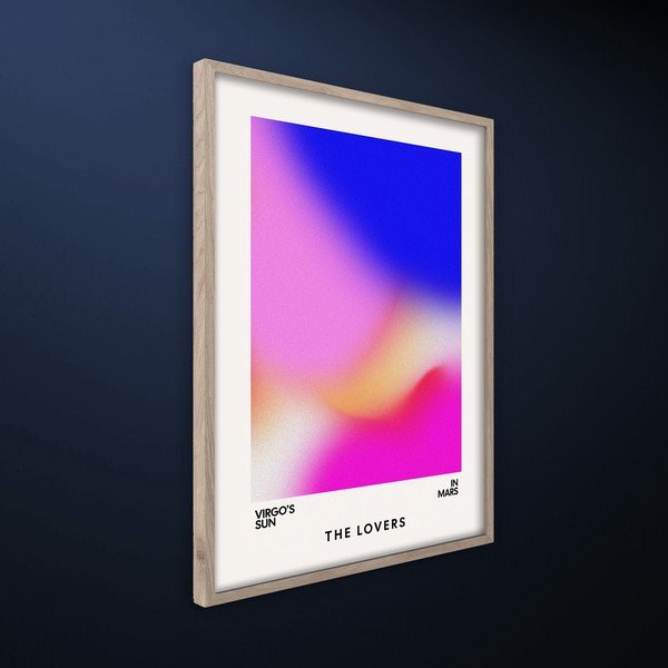 Tablou cu ramă imprimat 50x70 cm Love Flow – Styler-image-3