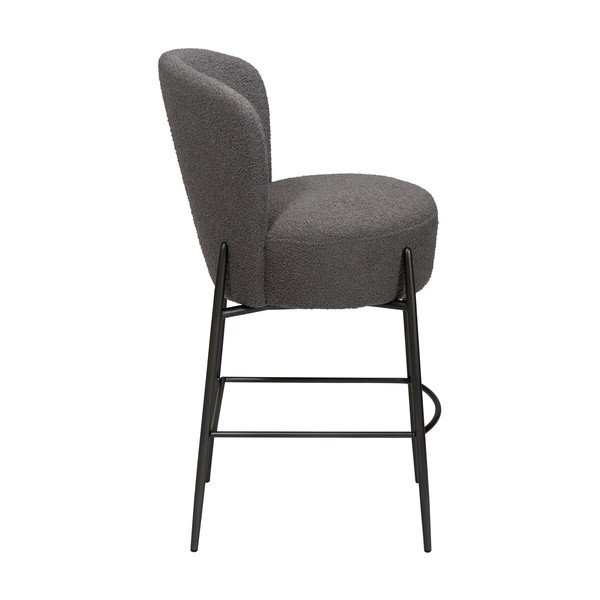 Scaun de bar gri (înălțime șezut 68 cm) Orbit – DAN-FORM Denmark-image-2