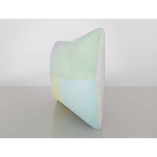 Față de pernă cu amestec din bumbac Vitaus Diagol, 43 x 43 cm-image-2