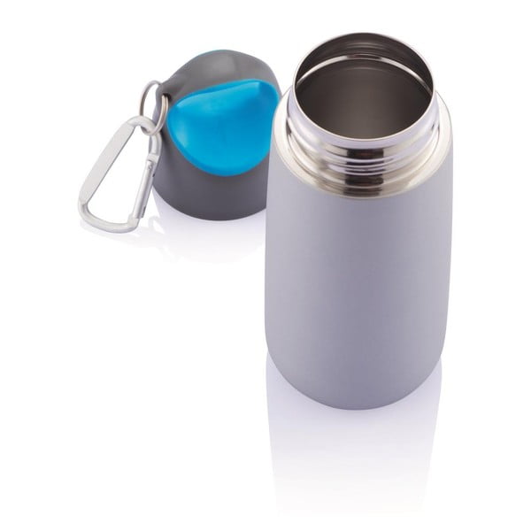 Sticlă din inox cu carabină XD Design Mini Bopp, albastru-image-1
