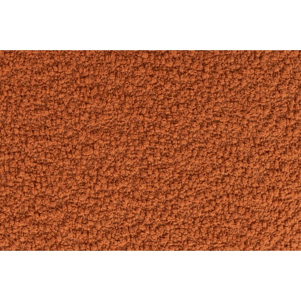 Taburet cărămiziu cu tapițerie din țesătură bouclé Marcos – White Label-image-3