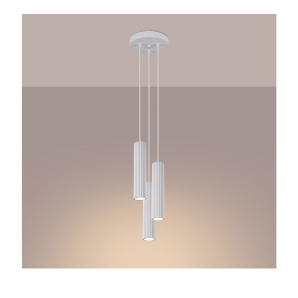 Lustră albă ø 19,5 cm Gleam – Sollux-image-3