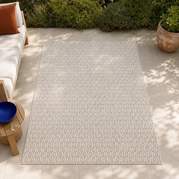 Covor pentru exterior NORTHRUGS Meadow, 80 x 200 cm, gri-image-1