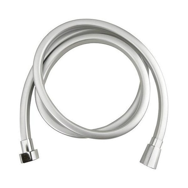 Furtun de duș argintiu din plastic Quadroflex – Sapho