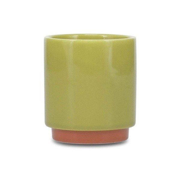 Ceașcă verde/portocalie din gresie ceramică 270 ml Duo – ONA