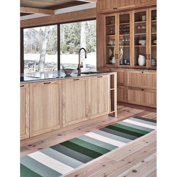 Covor pentru exterior și interior verde/crem 70x100 cm Molly Woods – Pappelina-image-1