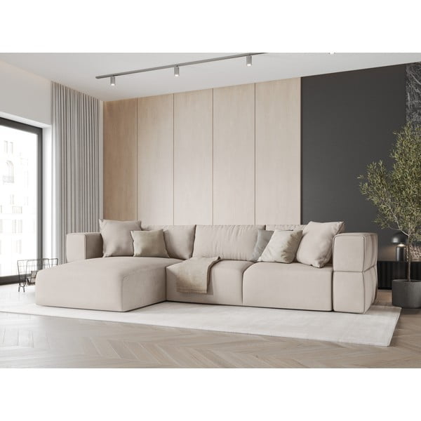 Colțar bej (cu colț pe partea stângă ) Esther – Milo Casa-image-1