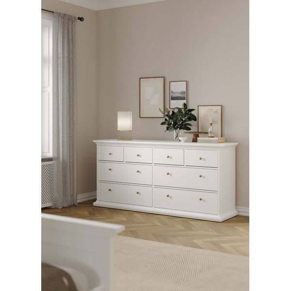 Comodă albă joasă 183x87 cm Paris – Tvilum-image-4