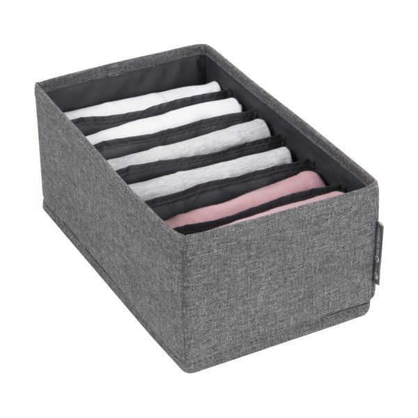 Organizator de sertare cu compartimente Bigso Box of Sweden Drawer, 16,5 x 11 cm, gri-image-2