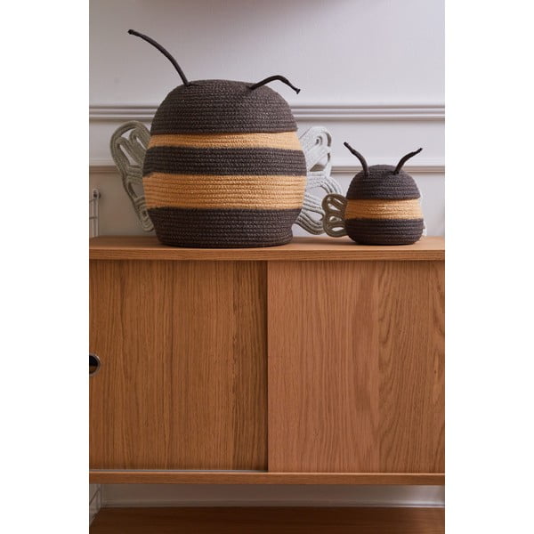 Coș de jucării pentru copii din material textil ø 15x15 cm Baby Bee – Lorena Canals-image-2