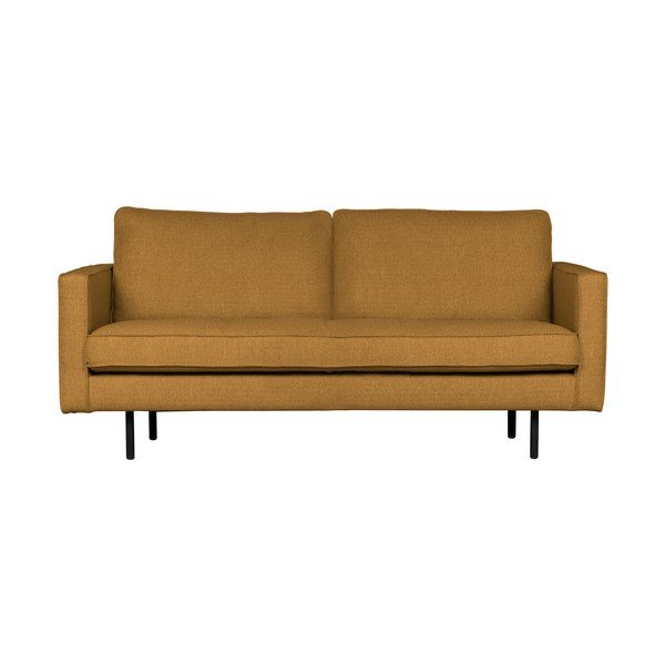 Canapea BePureHome Rodeo, 190 cm, galben închis