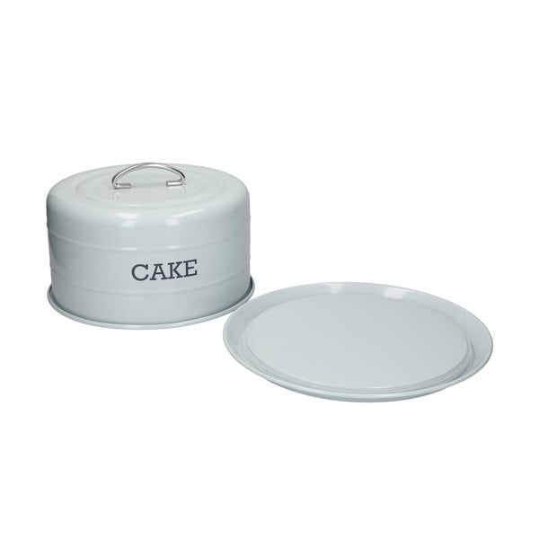 Cutie metalică pentru prăjituri Kitchen Craft Nostalgia, ⌀ 28,5 cm, albastru-image-4