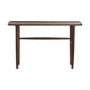 Masă consolă maro din lemn masiv de acacia 30x120 cm Qiano – Light & Living