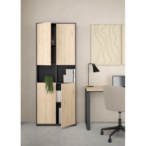 Ușă suplimentară cu  aspect de lemn de stejar Sign – Tvilum-image-1