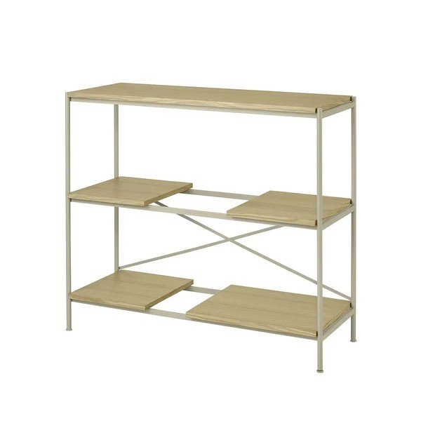Etajeră în culoare naturală cu aspect de lemn de stejar 105x92x40 cm Sukoya – Blomus-image-2