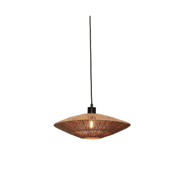 Lustră în culoare naturală cu abajur din iută ø 40 cm Iguazu – Good&Mojo