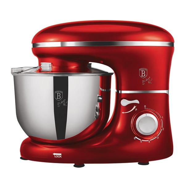 Robot de bucătărie roșu Burgundy Metallic Line - BerlingerHaus-image-1
