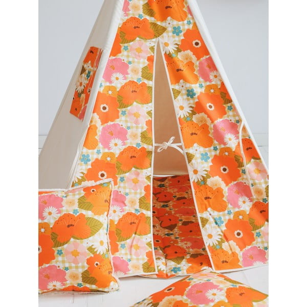 Cort teepee pentru copii  Picnic with Flowers – Moi Mili-image-2