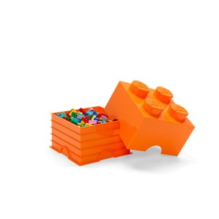 Cutie depozitare LEGO®, portocaliu