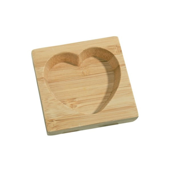 Bol servire din bambus Kosova One Heart, 6 x 6 cm