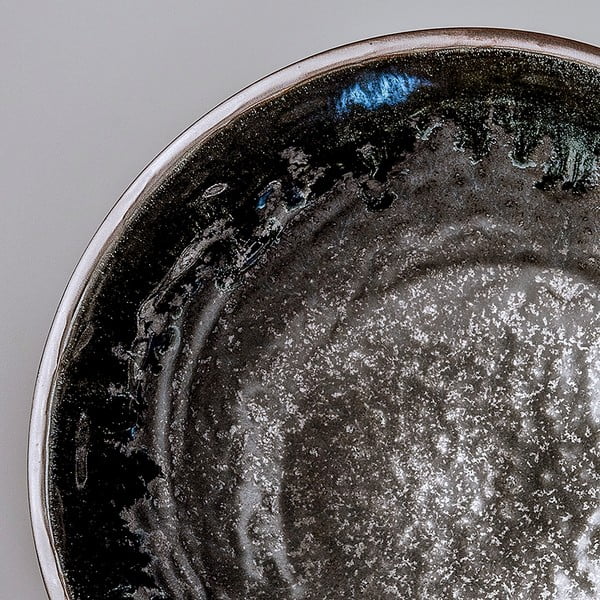 Bol din ceramică pentru udon / tăiței japonezi MIJ Matt, ø 20 cm, negru-image-3