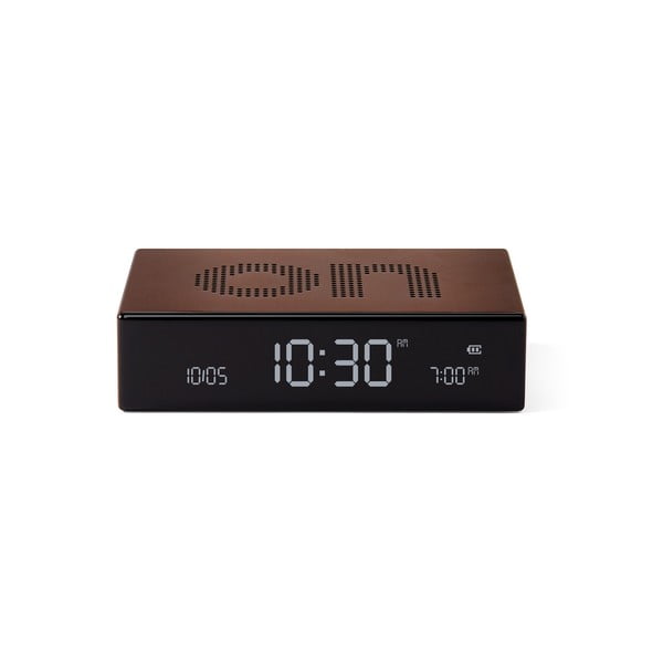 Ceas deșteptător digital/de masă Flip Premium – Lexon