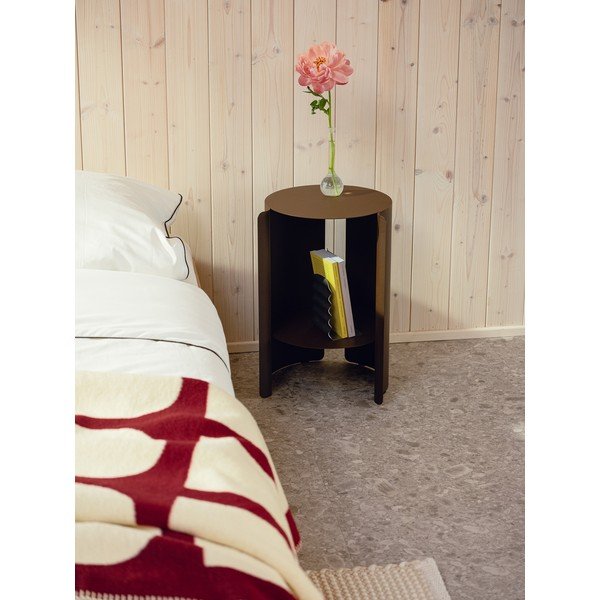 Măsuță auxiliară rotundă din oțel ø 32 cm Wa – noo.ma-image-1
