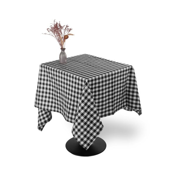 Față de masă din bumbac 150x150 cm Gingham – Tiseco Home Studio-image-3