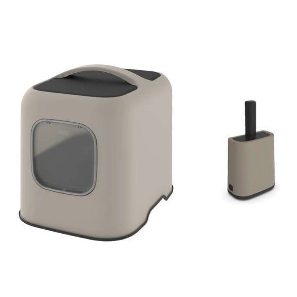 Set de litieră cu lopățică bej Biala – Rotho