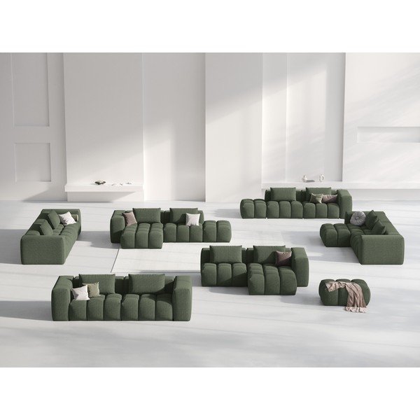 Colțar verde închis (cu colț pe partea dreaptă/cu șezlong) Verona – Cosmopolitan Design-image-1