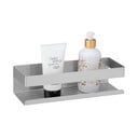 Raft de baie autoadeziv argintiu mat din oțel inoxidabil Genova - Wenko