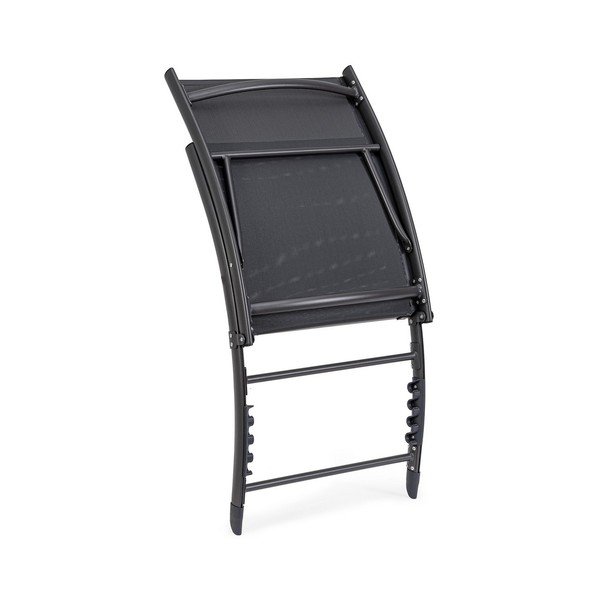Șezlong de grădină gri antracit din metal Taylor – Bizzotto-image-4