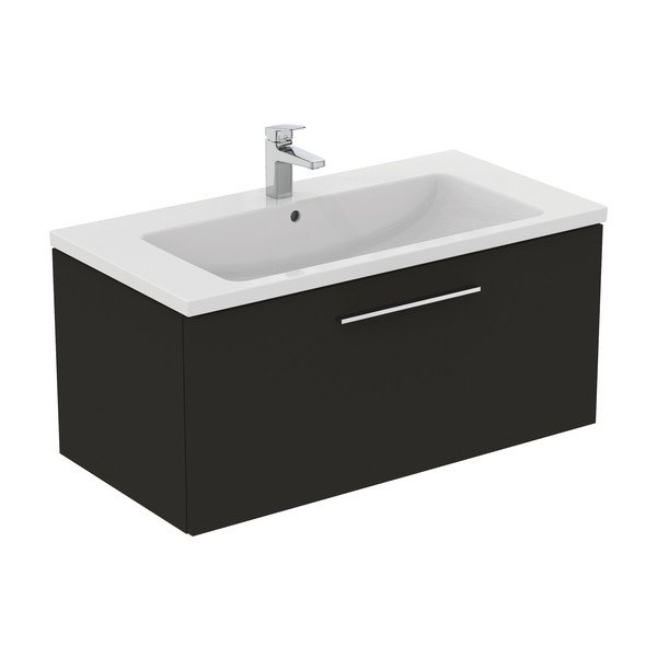 Dulap sub chiuvetă gri antracit suspendat 100x44 cm i.Life B – Ideal Standard-image-4