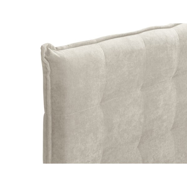 Pat boxspring 160x200 cm bej cu spațiu de depozitare Echaveria – Mazzini Beds-image-4