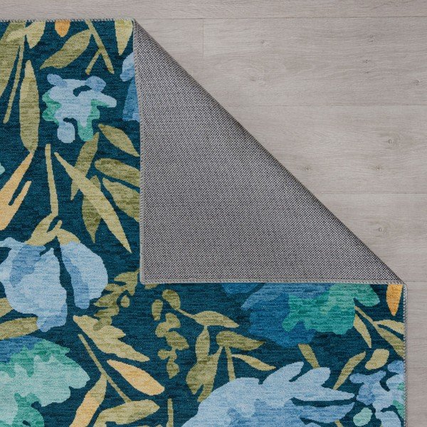 Covor albastru lavabil 170x120 cm Alyssa - Flair Rugs-image-4