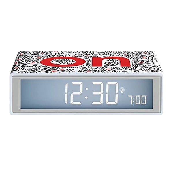 Ceas deșteptător digital/de masă Flip+ Lexon x Keith Haring - Love – Lexon