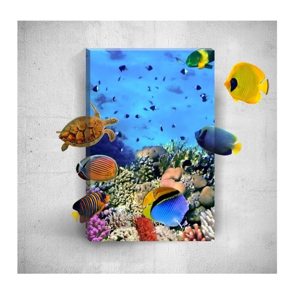 Tablou de perete 3D Mosticx Under The Water, 40 x 60 cm