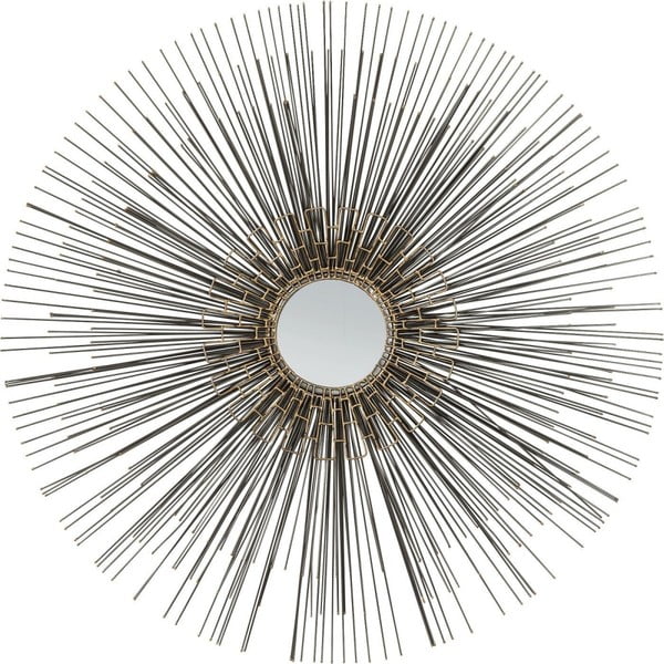 Oglindă Kare Design Wire Sole, ø 85 cm