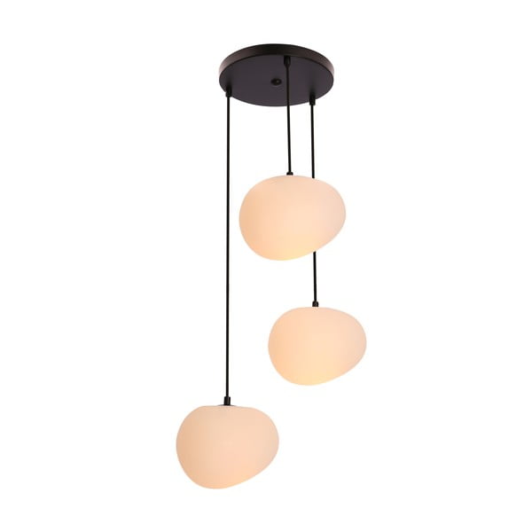 Lustră alb-negru ø 42 cm Stones – Candellux Lighting-image-3
