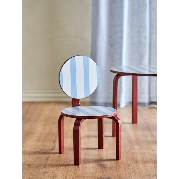 Scaun de copii burgundy/albastru deschis Liova – Bloomingville Mini-image-1