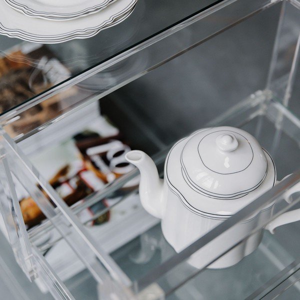 Ceainic alb new bone china 1,3 l Odette – S|P Collection-image-1