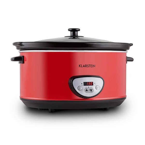 Slow cooker Klarstein Bankett, 6,5 l, roșu-image-4