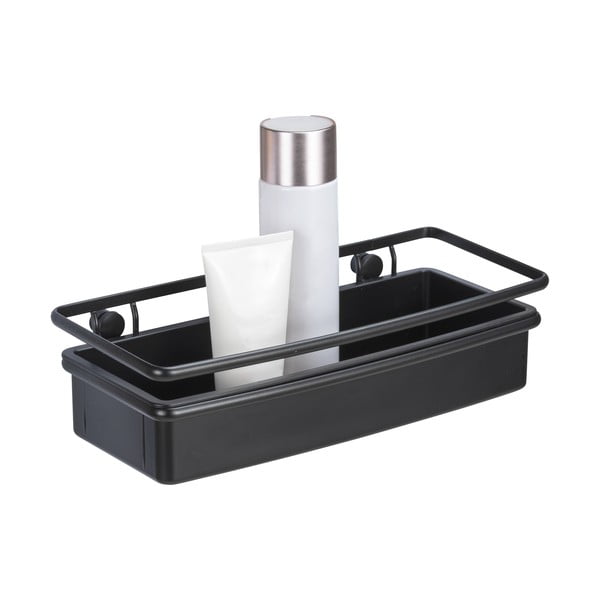 Raft de duș Wenko Molinella, 30 x 9 cm, negru-image-1