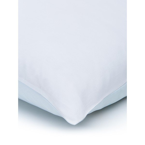 Lenjerie de pat din bumbac percal Westwing Collection Swim, 155 x 220 cm, albastru deschis-image-4