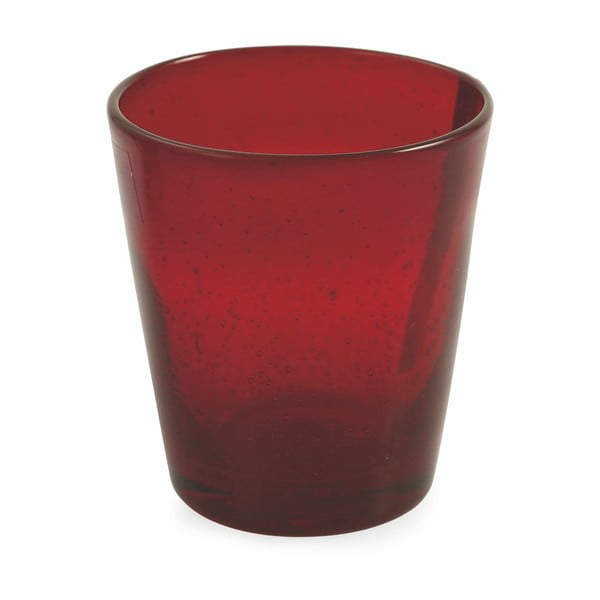 Set 6 pahare din sticlă suflată Villa d'Este Cancun, roșu