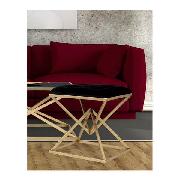 Scaun Mauro Ferretti Piramid, negru - auriu-image-3