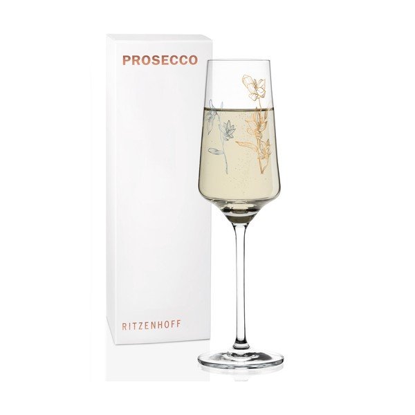 Pahar din sticlă cristalină pentru prosecco Ritzenhoff Marvin Benzoni Orchids, 230 ml-image-1
