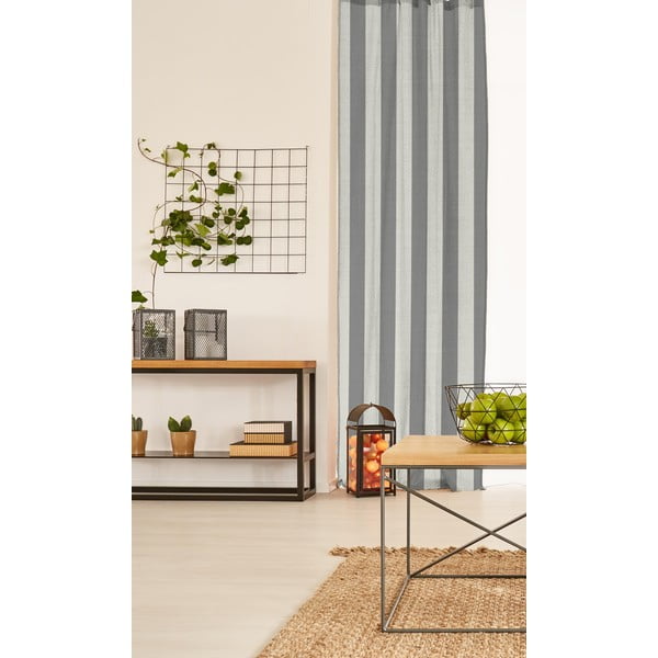Draperie Really Nice Things Cortina Hogar Grey Stripes, gri-image-1
