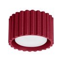 Spot burgundy din metal ø 10 cm Zora – Sollux
