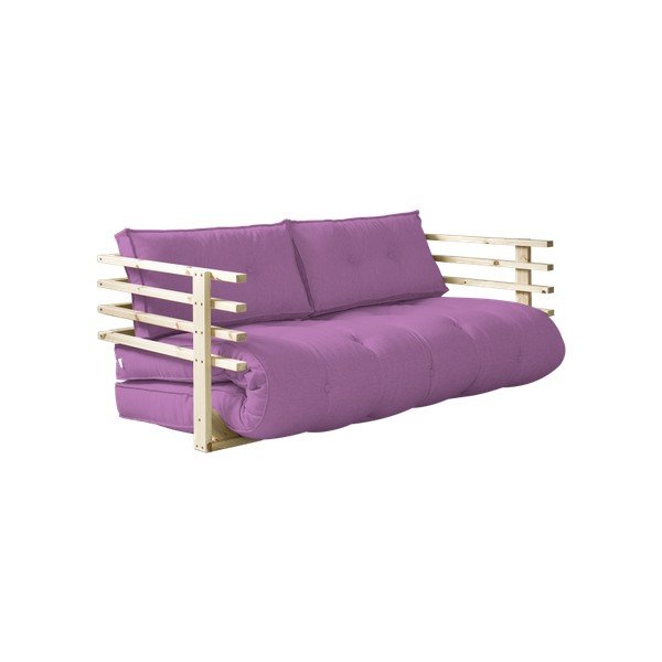 Canapea extensibilă Karup Funk Natural/Taffy Pink-image-3